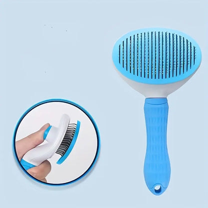 Pet Hair Remover, Floating Cleaning Mechanism, One-Button Design, Durable Material, Easy Cat Dog Hair Removal Tool