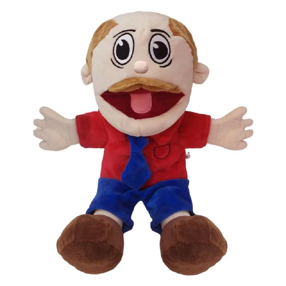 30/60Cm Jeffy Hand Puppet Plush Children Soft Doll Talk Show Party Props Christmas Doll Plush Toys Puppet Kids Gift