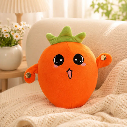 Motorized Musical Plush Toys - Banana, Strawberry, Carrot Plushies, Interactive Banana Toy, Home Decor Doll Ornaments, Fun Prank Gifts for Couples, Cute Stuffed Dolls for Girls