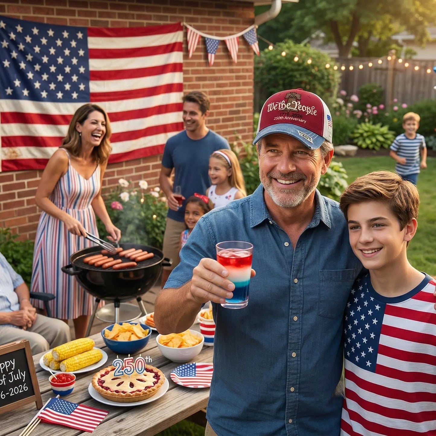 “We the People” 1776 Vintage Patriotic Baseball Cap – Embroidered Liberty Bell & American Flag Hat – Distressed Cotton “Freedom Is Essential” Dad Hat Gift for Men Veterans Adjustable Snapback Hat