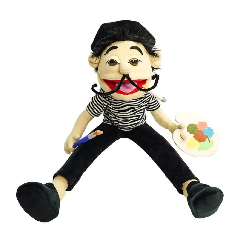 30/60Cm Jeffy Hand Puppet Plush Children Soft Doll Talk Show Party Props Christmas Doll Plush Toys Puppet Kids Gift