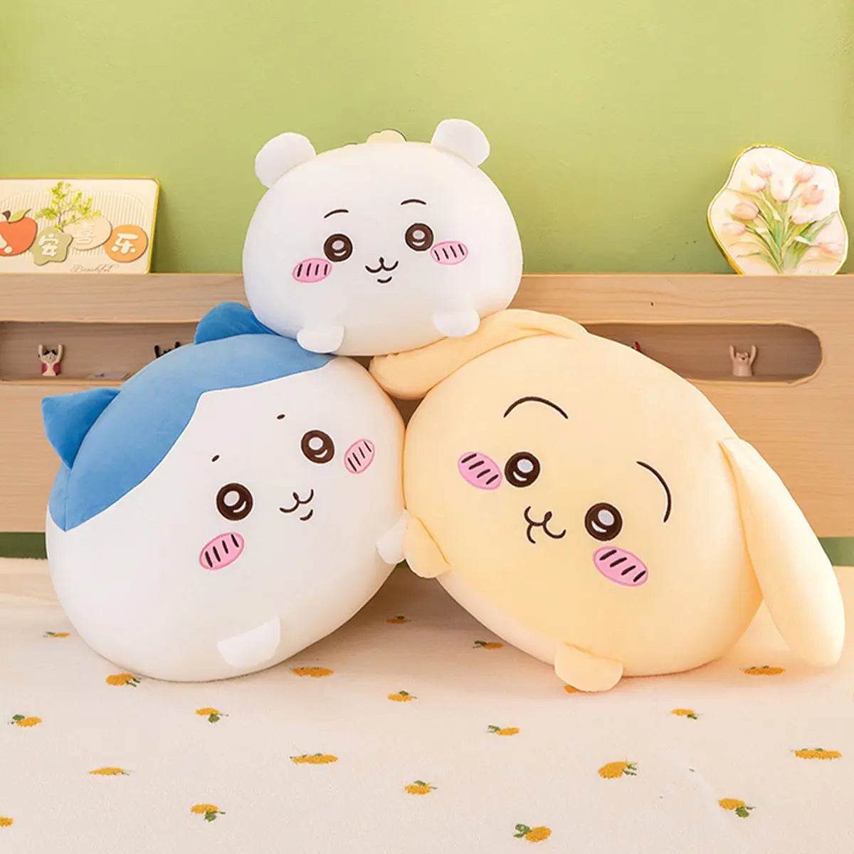 Chiikawa Is Cute and Comforting, Offering the Gentle Companionship of These Three Adorable Characters. a Chiikawa Plush Pillow Is the Perfect Gift for a Girl.