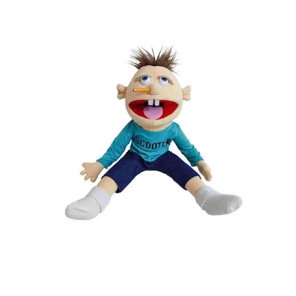 30/60Cm Jeffy Hand Puppet Plush Children Soft Doll Talk Show Party Props Christmas Doll Plush Toys Puppet Kids Gift