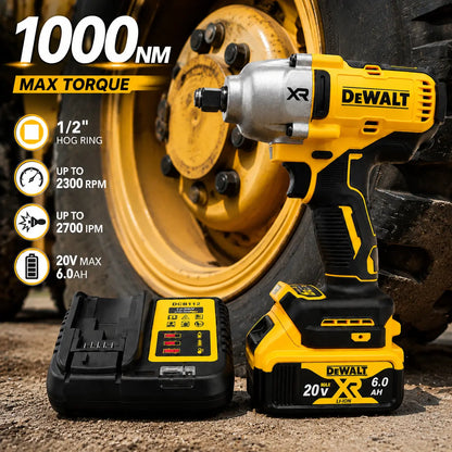 Dewalt DCF900 20V Max XR Brushless Impact Wrench 1/2" Anvil High Torque Professional Grade Cordless Tool with Lithium Battery