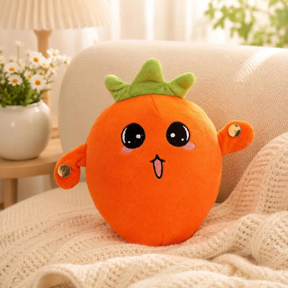 Motorized Musical Plush Toys - Banana, Strawberry, Carrot Plushies, Interactive Banana Toy, Home Decor Doll Ornaments, Fun Prank Gifts for Couples, Cute Stuffed Dolls for Girls