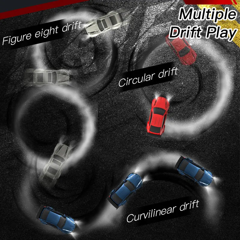 Mini Remote Control Drift Car, Remote Controlled Car, 1:64 Scale Truck Remote Control Car with Lights, 2.4Ghz Remote Control, Desktop Mini Remote Control Car Gifts, RC Drift Car, RC Model Car, Rc Vehicle, Rc Cars