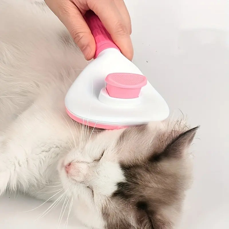 Pet Hair Remover, Floating Cleaning Mechanism, One-Button Design, Durable Material, Easy Cat Dog Hair Removal Tool