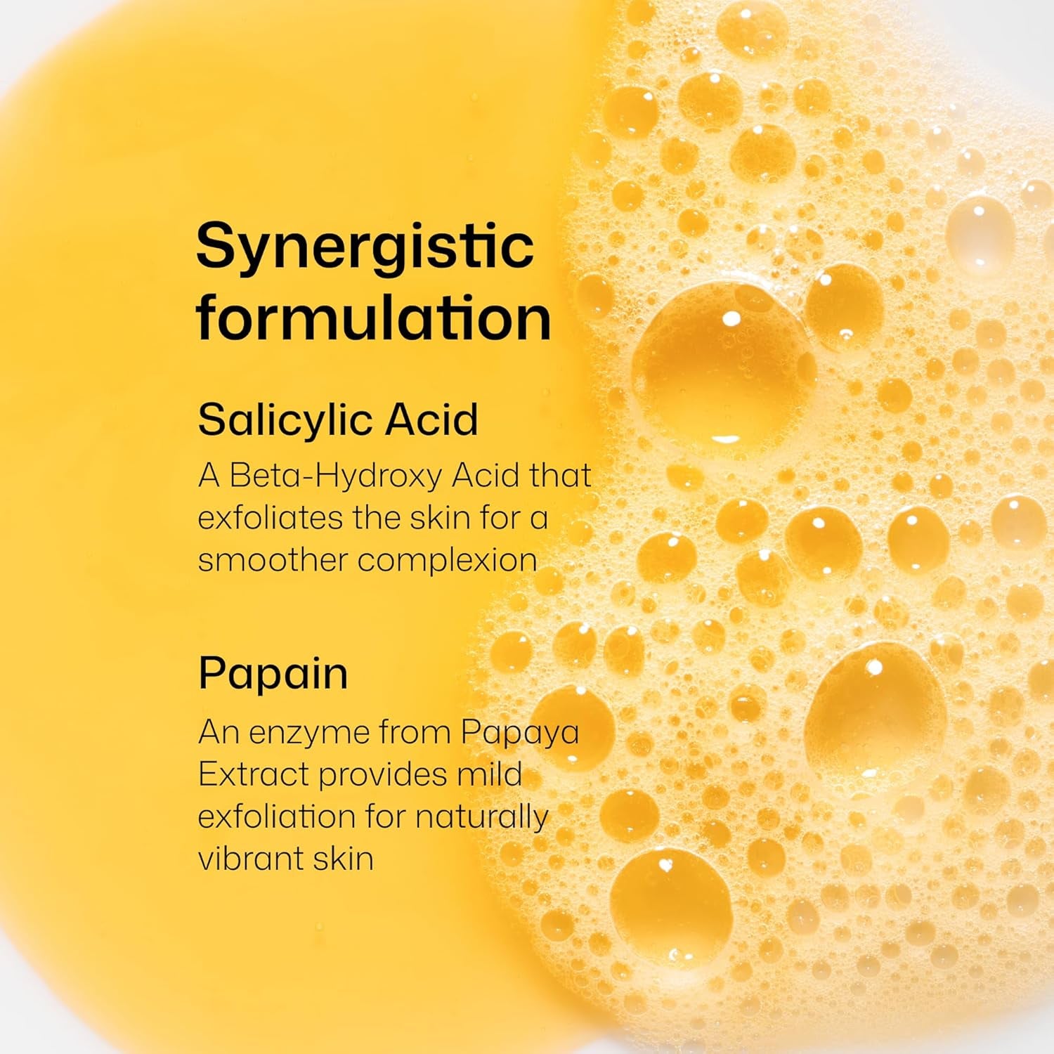 Papaya Enzyme Cleanser, Energizing Facial Cleanser with Salicylic Acid, Soothing and Exfoliating
