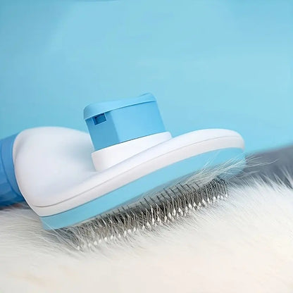 Pet Hair Remover, Floating Cleaning Mechanism, One-Button Design, Durable Material, Easy Cat Dog Hair Removal Tool