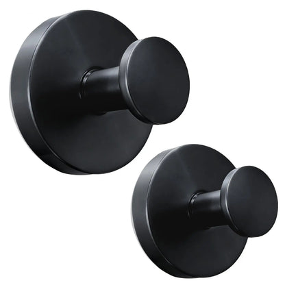 2 PCS Sturdy Suction Cup Hooks | Damage-Free & No Tools Required | Waterproof Shower Towel Holder