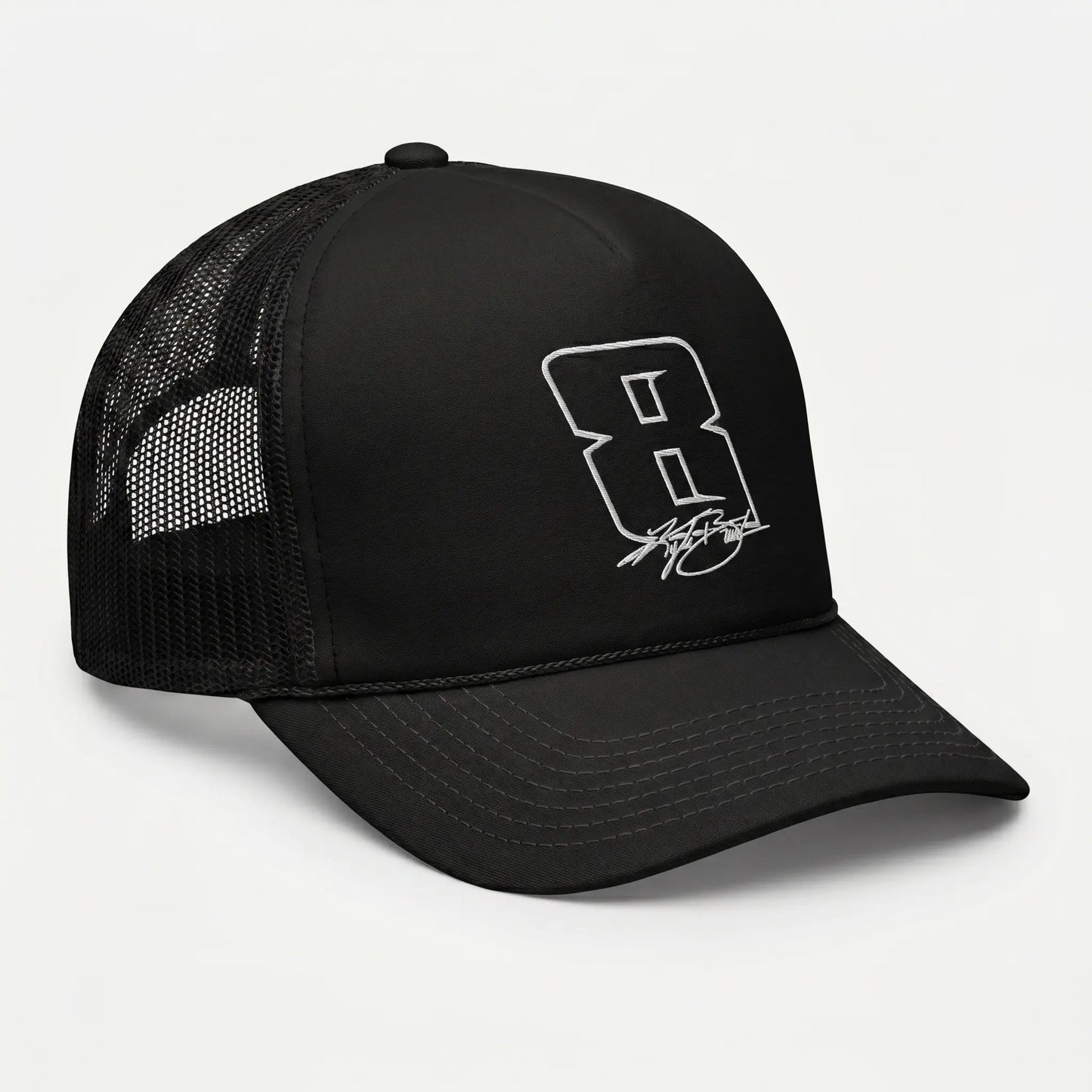 Kyle Busch Trucker Hat, Rowdy Number 8 Racing Cap, Embroidered Signature Baseball Hat, Richard Childress Racing Merch, NASCAR Fan Gift