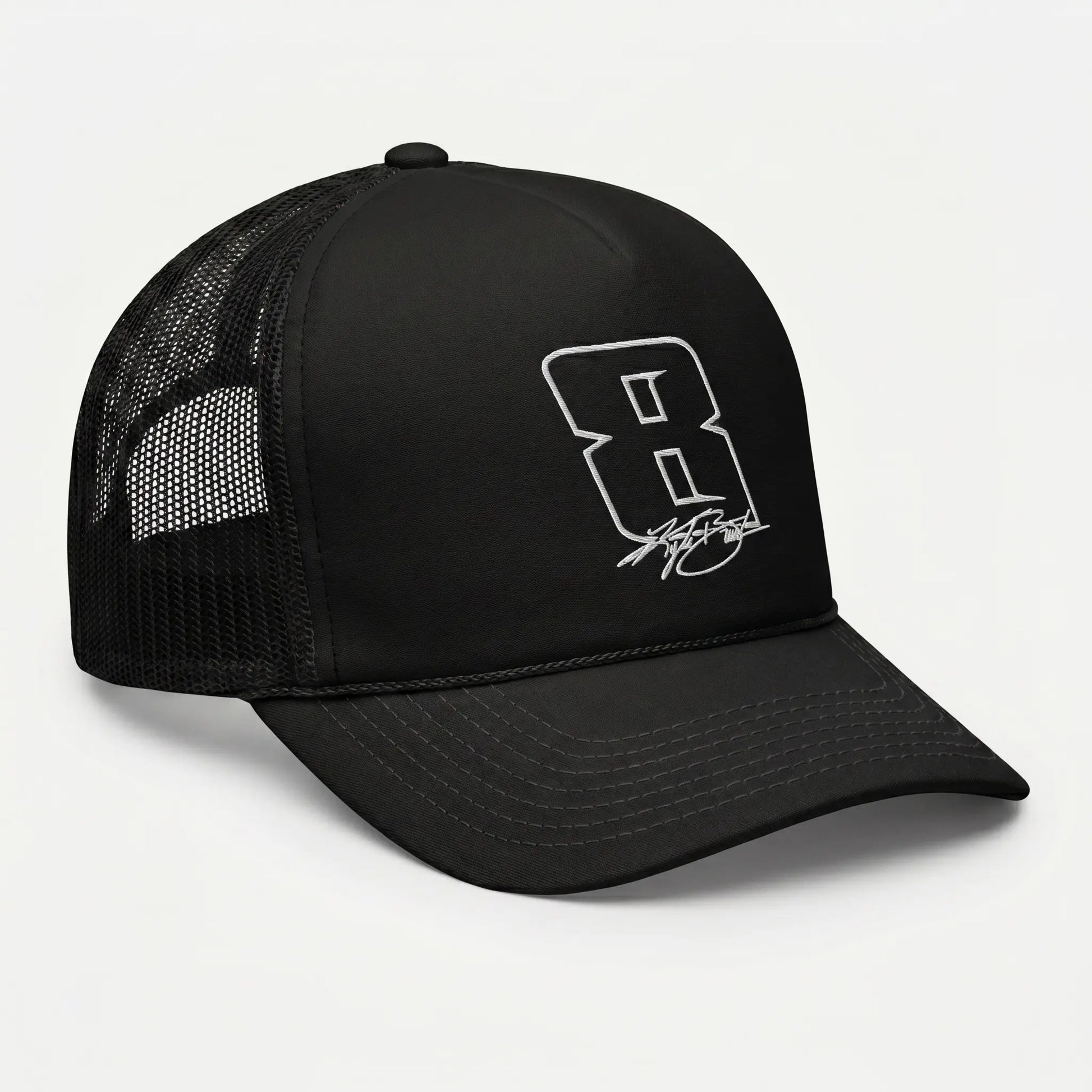Kyle Busch Trucker Hat, Rowdy Number 8 Racing Cap, Embroidered Signature Baseball Hat, Richard Childress Racing Merch, NASCAR Fan Gift