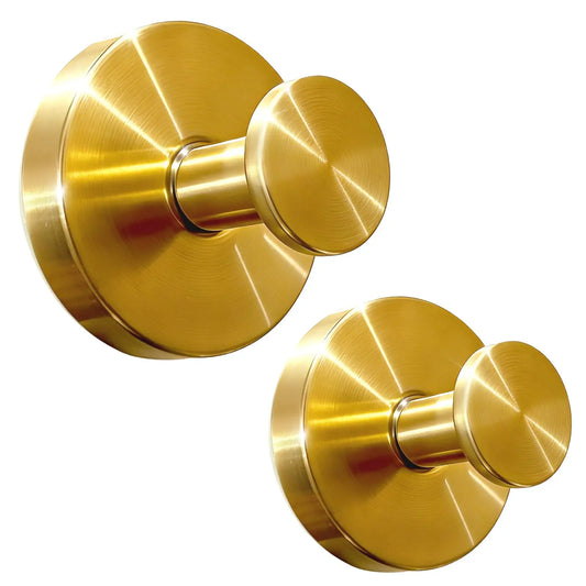 2 PCS Sturdy Suction Cup Hooks | Damage-Free & No Tools Required | Waterproof Shower Towel Holder