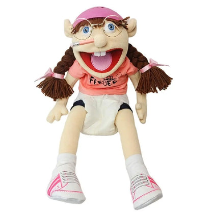 30/60Cm Jeffy Hand Puppet Plush Children Soft Doll Talk Show Party Props Christmas Doll Plush Toys Puppet Kids Gift