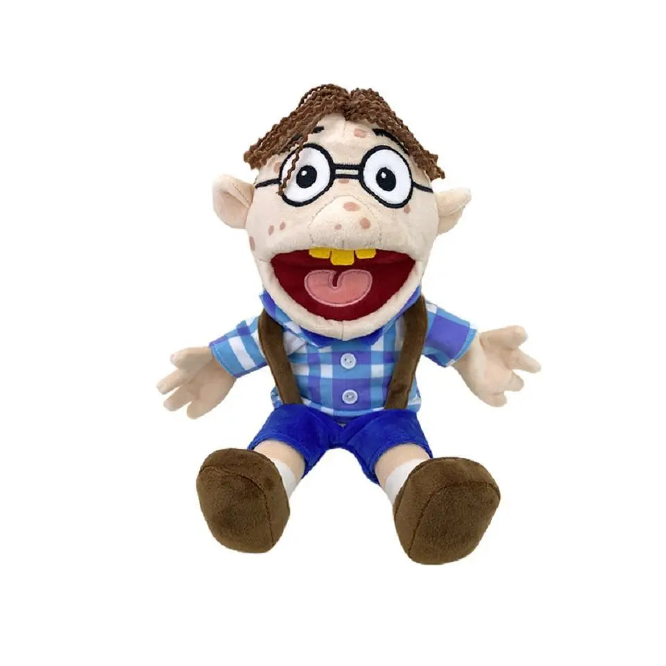30/60Cm Jeffy Hand Puppet Plush Children Soft Doll Talk Show Party Props Christmas Doll Plush Toys Puppet Kids Gift