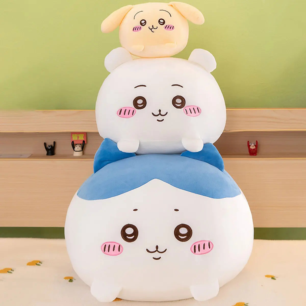 Chiikawa Is Cute and Comforting, Offering the Gentle Companionship of These Three Adorable Characters. a Chiikawa Plush Pillow Is the Perfect Gift for a Girl.