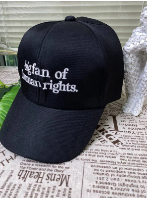 Big Fan of Human Rights Embroidered Hat, Equality Shirt, Social Justice Embroidered Hat, Political Protest Hat, Human Rights Embroidered Hat