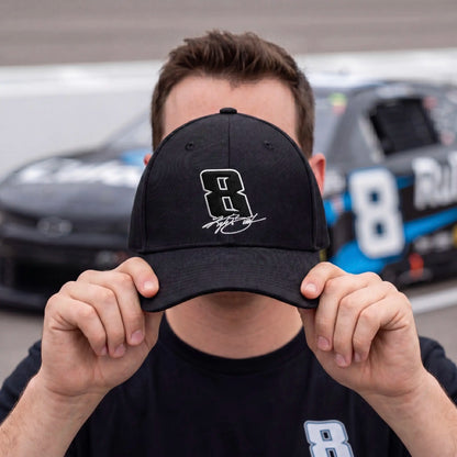 Kyle Busch Trucker Hat, Rowdy Number 8 Racing Cap, Embroidered Signature Baseball Hat, Richard Childress Racing Merch, NASCAR Fan Gift