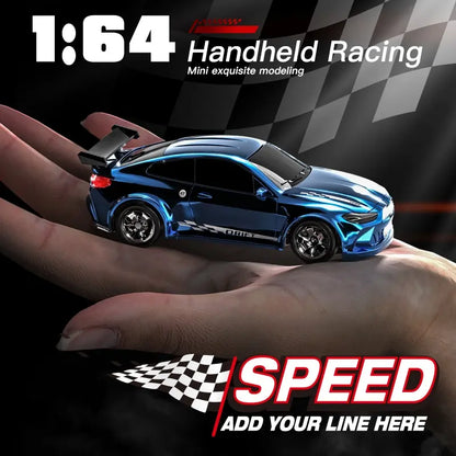 Mini Remote Control Drift Car, Remote Controlled Car, 1:64 Scale Truck Remote Control Car with Lights, 2.4Ghz Remote Control, Desktop Mini Remote Control Car Gifts, RC Drift Car, RC Model Car, Rc Vehicle, Rc Cars