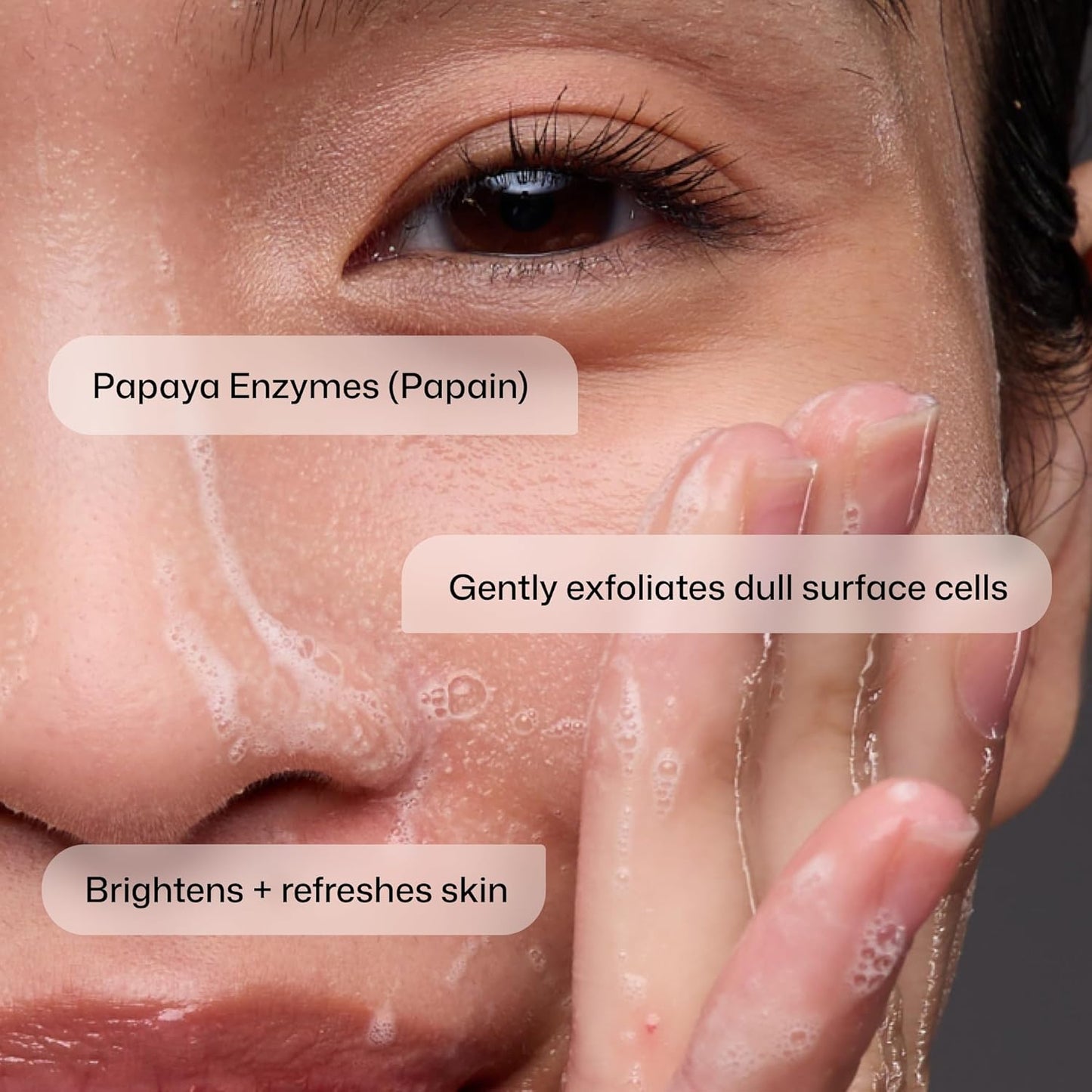 Papaya Enzyme Cleanser, Energizing Facial Cleanser with Salicylic Acid, Soothing and Exfoliating