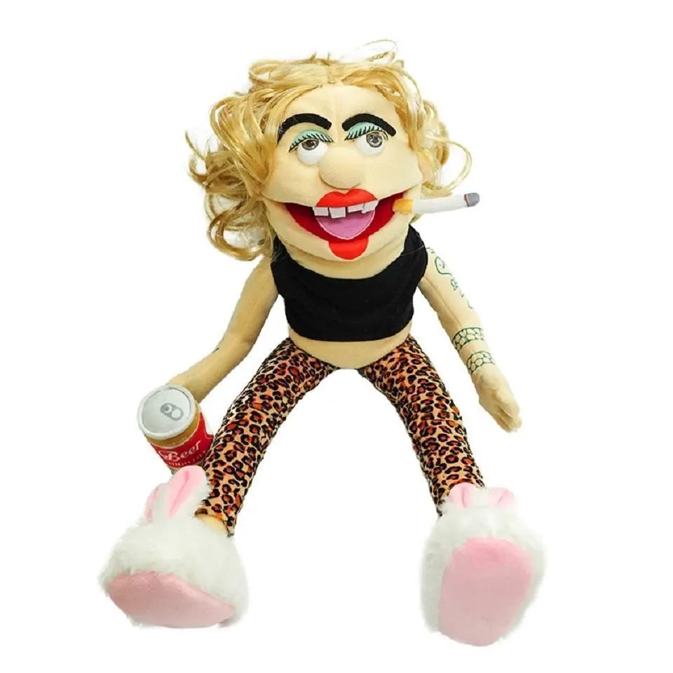 30/60Cm Jeffy Hand Puppet Plush Children Soft Doll Talk Show Party Props Christmas Doll Plush Toys Puppet Kids Gift