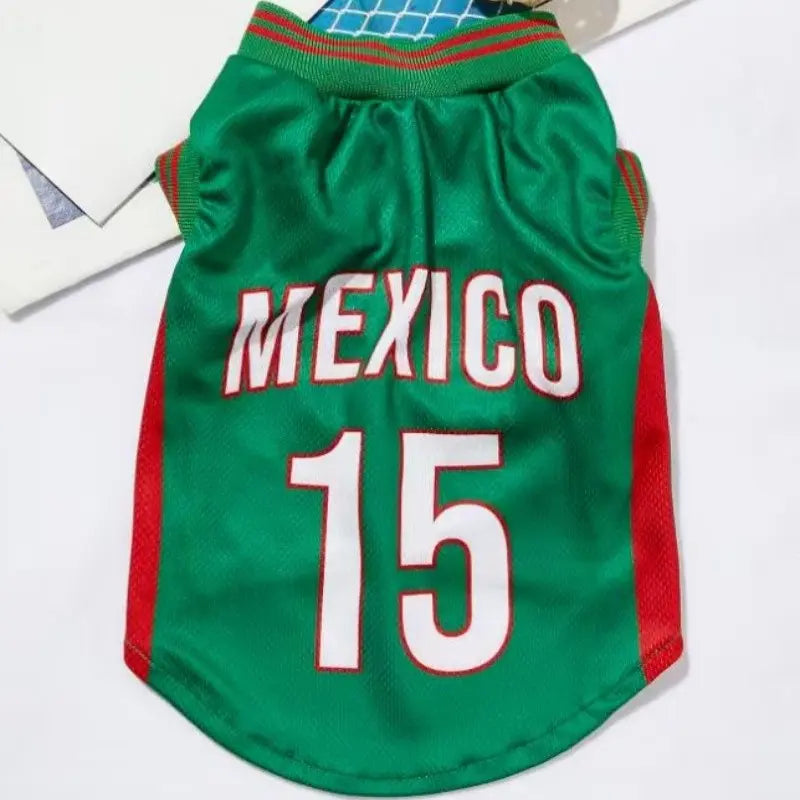 Breathable Pet Basketball Jersey, Summer Comfort Shirt for Small Medium Dogs, Stylish Dog Clothes, Puppy Clothes, Ideal for Active Pets