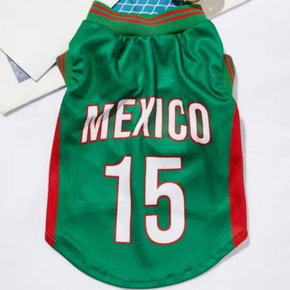 Breathable Pet Basketball Jersey, Summer Comfort Shirt for Small Medium Dogs, Stylish Dog Clothes, Puppy Clothes, Ideal for Active Pets