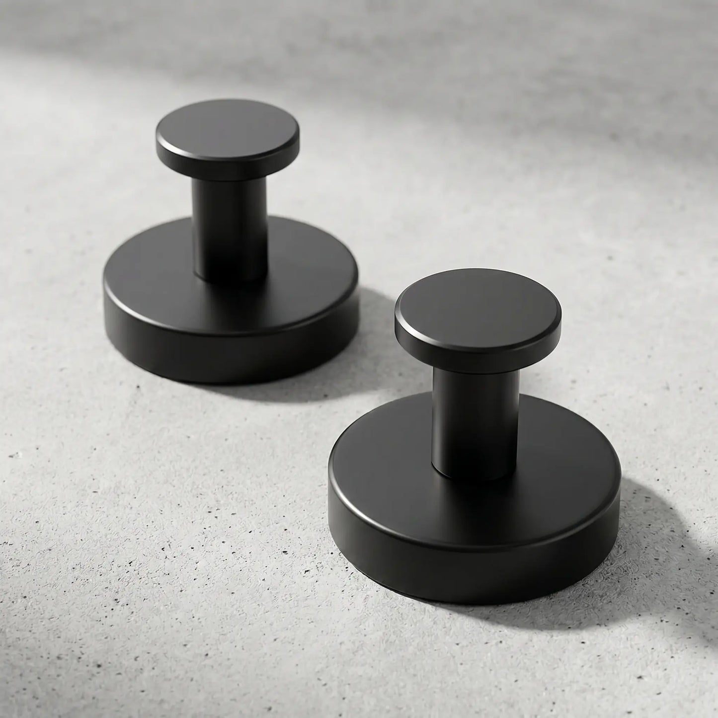 2 PCS Sturdy Suction Cup Hooks | Damage-Free & No Tools Required | Waterproof Shower Towel Holder