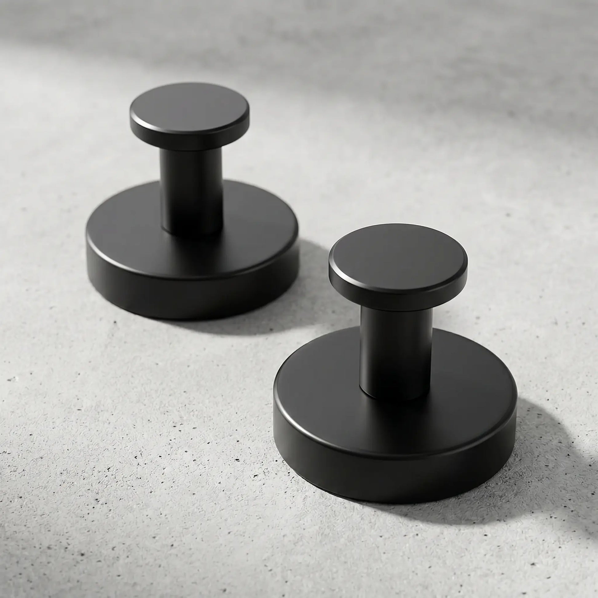 2 PCS Sturdy Suction Cup Hooks | Damage-Free & No Tools Required | Waterproof Shower Towel Holder