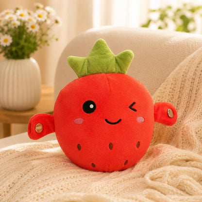 Motorized Musical Plush Toys - Banana, Strawberry, Carrot Plushies, Interactive Banana Toy, Home Decor Doll Ornaments, Fun Prank Gifts for Couples, Cute Stuffed Dolls for Girls