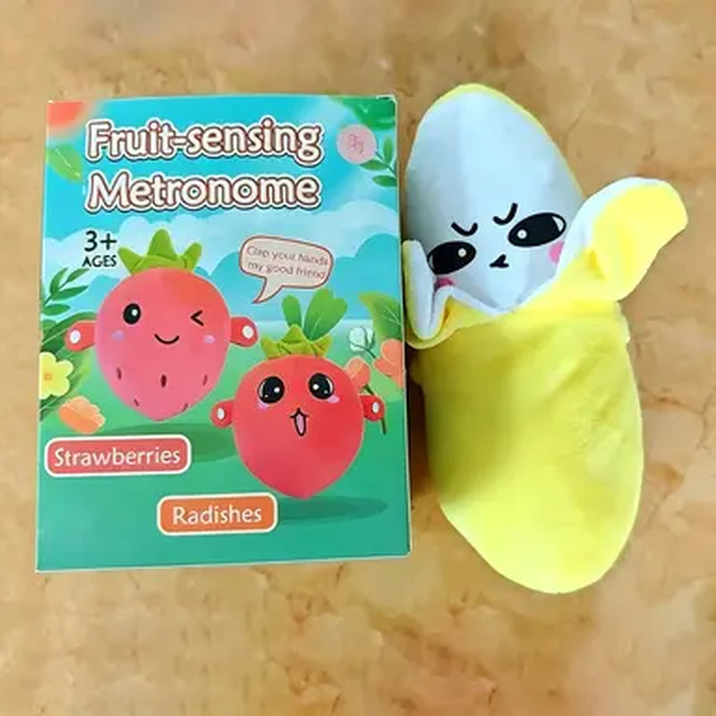 Motorized Musical Plush Toys - Banana, Strawberry, Carrot Plushies, Interactive Banana Toy, Home Decor Doll Ornaments, Fun Prank Gifts for Couples, Cute Stuffed Dolls for Girls