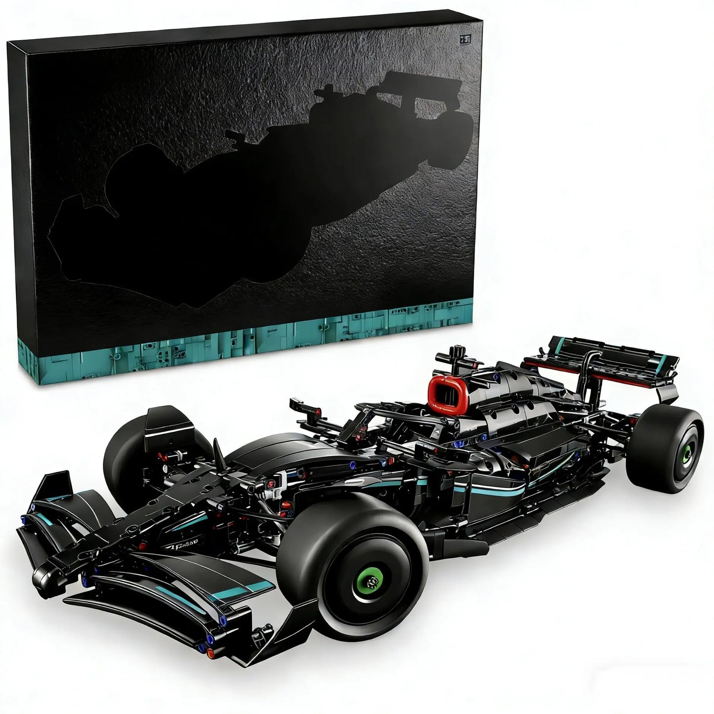 25 Inches Car Building Set for Adults, W14 - Room or Office Decor for Men & Women, Ages 18+ - Gifts for Fathers Day - Authentic Details