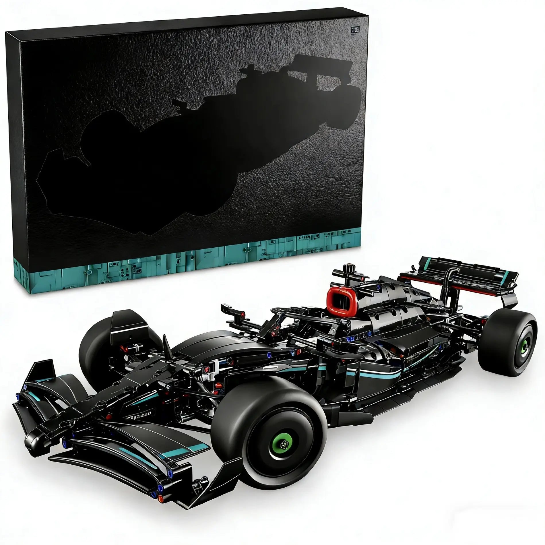 25 Inches Car Building Set for Adults, W14 - Room or Office Decor for Men & Women, Ages 18+ - Gifts for Fathers Day - Authentic Details