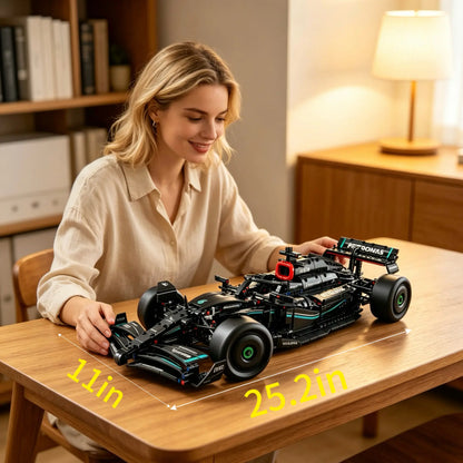 25 Inches Car Building Set for Adults, W14 - Room or Office Decor for Men & Women, Ages 18+ - Gifts for Fathers Day - Authentic Details